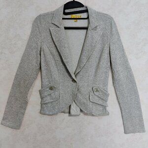 "Princess" Vera Wang Gray Button Jacket Size Medium